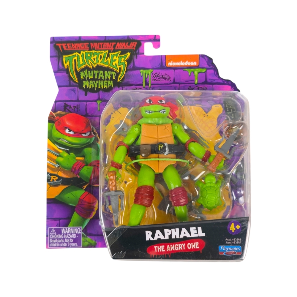 Playmates Toys, Teenage Mutant Ninja Turtles Mutant Mayhem Raphael Action Figure
